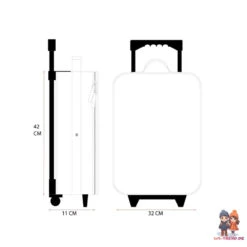 Disney Stitch 2 Tlg. Set Kinder Trolley Rucksack Reisekoffer Trinkflasche 850 Ml -Bekleidung Peripherie 795 00033 blue K023 modelimage 15c6