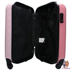 Disney Mickey Und Minnie Maus 2 Tlg. Set Koffer Reisekoffer Plus Strandtuch -Bekleidung Peripherie 798 4324 peach 5inside