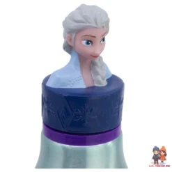 Disney Die Eiskönigin Elsa 3D Kopf Aluminium Trinkflasche Flasche 690 Ml -Bekleidung Peripherie 81052 D