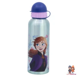 Disney Die Eiskönigin Anna Elsa 2 Tlg Kinder Lunch Set Brotdose Alu-Trinkflasche 530ml -Bekleidung Peripherie 81060 A