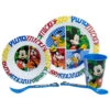 Stor Disney Mickey Maus Kinder Geschirr-Set 5 Teilig Becher Teller Schüssel Besteck -Bekleidung Peripherie 81150 B