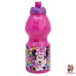 Disney Minnie Maus Mädchen 4 Tlg. Set Brotdose Trinkflasche Gabel Löffel -Bekleidung Peripherie 81232 A