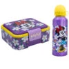 Disney Minnie Maus Mädchen 2 Tlg. Set XL Brotdose Aluminium Trinkflasche 530 Ml -Bekleidung Peripherie 81237 0