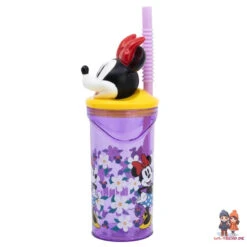 Disney Minnie Maus 3D Kopf Kinder Wasserflasche Trinkflasche Flasche 360 Ml -Bekleidung Peripherie 81266 B