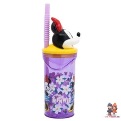 Disney Minnie Maus 3D Kopf Kinder Wasserflasche Trinkflasche Flasche 360 Ml -Bekleidung Peripherie 81266 C