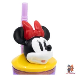 Disney Minnie Maus 3D Kopf Kinder Wasserflasche Trinkflasche Flasche 360 Ml -Bekleidung Peripherie 81266 D