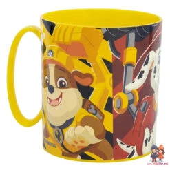 Paw Patrol Chase Rubble Kinder Geschirr-Set 3 Teilig Becher Teller Schüssel -Bekleidung Peripherie 81604 B