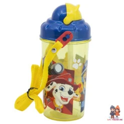 Paw Patrol Chase Rubble Marshall Wasserflasche Trinkflasche Flasche 465 Ml -Bekleidung Peripherie 81622 C