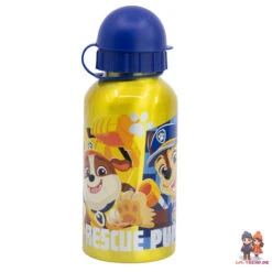Paw Patrol Chase Rubble 2 Tlg Kinder Set Brotdose Alu Trinkflasche 400 Ml -Bekleidung Peripherie 81634 B