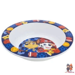 Paw Patrol Chase Rubble Kinder Geschirr-Set 3 Teilig Becher Teller Schüssel -Bekleidung Peripherie 81646 A