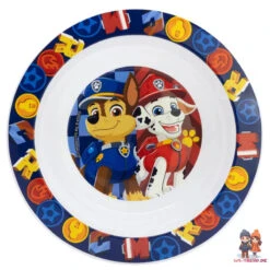 Paw Patrol Chase Rubble Kinder Geschirr-Set 3 Teilig Becher Teller Schüssel -Bekleidung Peripherie 81646 B