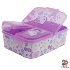 Stor Hello Kitty 2 Tlg. Lunch Set Brotdose Mit 3 Kammern Trinkbecher 260 Ml -Bekleidung Peripherie 81720 C 49c50fd1 d305 4029 9948 8c844fa84208