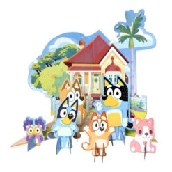 Bekleidung Peripherie 31 AMSCAN Bluey Und Bingo Kinder 18 Tlg Party Set Geburtstag Kinderparty Tischdecke Deko