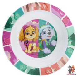Paw Patrol Skye Liberty Kinder Geschirr-Set 3 Teilig Becher Teller Schüssel -Bekleidung Peripherie 81846 B