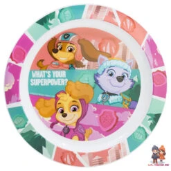 Paw Patrol Skye Liberty Kinder Geschirr-Set 3 Teilig Becher Teller Schüssel -Bekleidung Peripherie 81847 A