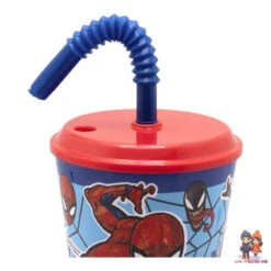 Marvel The Amazing Spiderman Trinkbecher Becher Mit Halm 430 Ml 9 Marvel The Amazing Spiderman Trinkbecher Becher Mit Halm 430 Ml -Bekleidung Peripherie 83530 C