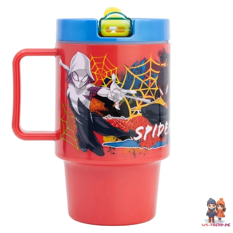 Marvel The Amazing Spiderman Trinkbecher Becher Mit Halm 530 Ml 5 Marvel The Amazing Spiderman Trinkbecher Becher Mit Halm 530 Ml – Bild 3