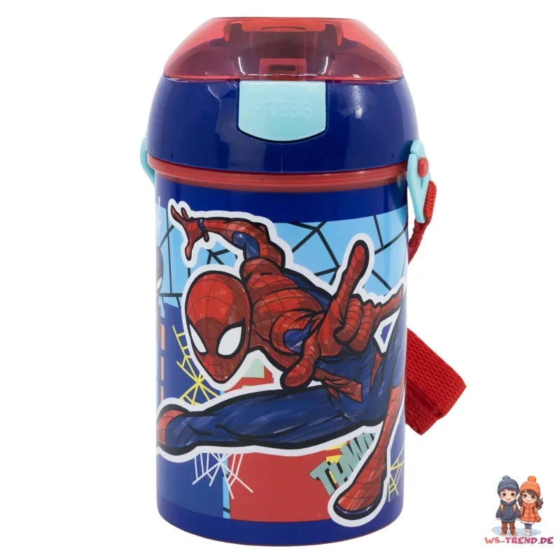 Marvel The Amazing Spiderman Wasserflasche Trinkflasche Flasche 450 Ml 4 Marvel The Amazing Spiderman Wasserflasche Trinkflasche Flasche 450 Ml – Bild 2