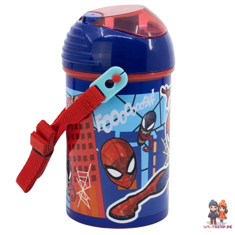 Marvel The Amazing Spiderman Wasserflasche Trinkflasche Flasche 450 Ml 6 Marvel The Amazing Spiderman Wasserflasche Trinkflasche Flasche 450 Ml – Bild 4