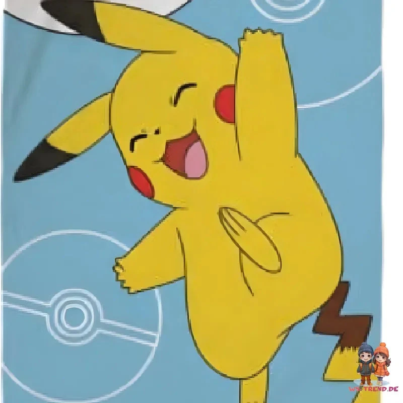 Pokemon Pikachu Mikrofaser Badetuch Strandtuch Duschtuch XL 70x140 Cm 4 Pokemon Pikachu Mikrofaser Badetuch Strandtuch Duschtuch XL 70x140 Cm – Bild 2