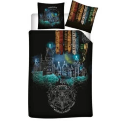 Harry Potter Hogwarts Kinder Bettwäsche Mikrofaser 2tlg Set 135-140x200