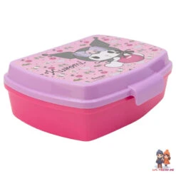 Stor Kuromi Hello Kitty 2 Tlg. Lunch Set Brotdose Mit 3 Kammern Und 1 Kammer Brotdose -Bekleidung Peripherie 88374 B
