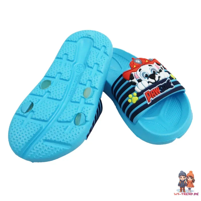 Paw Patrol Chase Marshall Sandalen Badeschuhe 3D Optik 4 Paw Patrol Chase Marshall Sandalen Badeschuhe 3D Optik – Bild 2