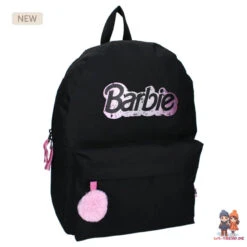 Barbie Mädchen Rucksack Schultasche Plus Alu Trinkflasche Gr.39x29x12 Cm -Bekleidung Peripherie 905 4923 black 905 4923 black new1