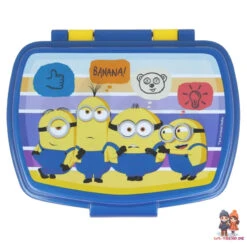 Batman Minions 4-teiliges Set Lunchbox Mit Trinkflasche Und Besteck -Bekleidung Peripherie 9880128