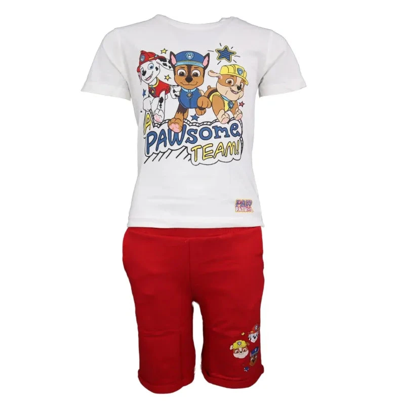 Paw Patrol Chase Kinder Sommer Set Shirt Plus Shorts 4 Paw Patrol Chase Kinder Sommer Set Shirt Plus Shorts – Bild 2
