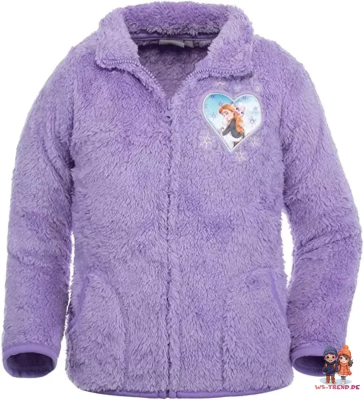 Disney Frozen Disney Die Eiskönigin Elsa Anna Kinder Fleece Jacke Langfloor 9 Disney Frozen Disney Die Eiskönigin Elsa Anna Kinder Fleece Jacke Langfloor – Bild 7