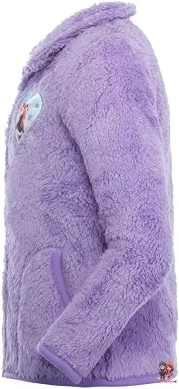 Disney Frozen Disney Die Eiskönigin Elsa Anna Kinder Fleece Jacke Langfloor 4 Disney Frozen Disney Die Eiskönigin Elsa Anna Kinder Fleece Jacke Langfloor – Bild 2