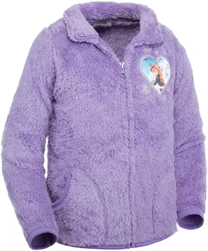 Disney Frozen Disney Die Eiskönigin Elsa Anna Kinder Fleece Jacke Langfloor 7 Disney Frozen Disney Die Eiskönigin Elsa Anna Kinder Fleece Jacke Langfloor – Bild 5