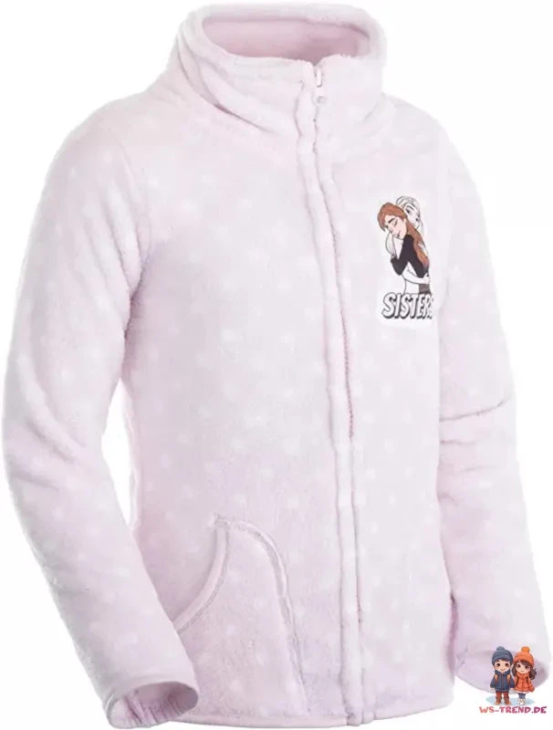 Disney Frozen Disney Die Eiskönigin Elsa Anna Kinder Fleece Jacke Langfloor 13 Disney Frozen Disney Die Eiskönigin Elsa Anna Kinder Fleece Jacke Langfloor – Bild 11