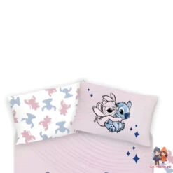 Disney Lilo Und Stitch Baby Bettwäsche 2tlg Set 100x135 40x60 Cm 100% Baumwolle -Bekleidung Peripherie BRM018501b