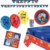 Paw Patrol Geburtstag Deko Set 40 Tlg. Geschirr Kinder Partyset Tischdecke -Bekleidung Peripherie DPA001154
