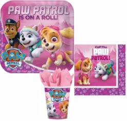 Paw Patrol Skye Kinder Geburtstag Deko Set 36tlg.Partyset