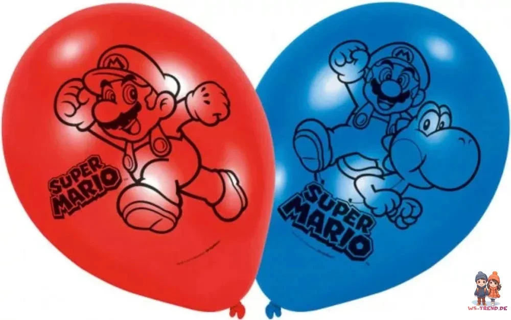 Super Mario XL Geburtstag Deko Set 60tlg.Geschirr Kinder Partyset Tischdecke 9 Super Mario XL Geburtstag Deko Set 60tlg.Geschirr Kinder Partyset Tischdecke – Bild 7