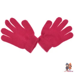 Monster High Girls 2tlg Set Kinder Herbst Wintermütze Bommelmütze Handschuhe -Bekleidung Peripherie HO4407 DFU 02