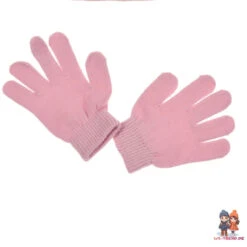 Monster High Girls 2tlg Set Kinder Herbst Wintermütze Bommelmütze Handschuhe -Bekleidung Peripherie HO4407 PI 02