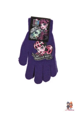 Monster High Girls 3tlg Set Kinder Mütze Wintermütze Handschuhe Loop -Bekleidung Peripherie HO4421 DPU BO
