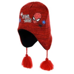 Marvel Spiderman Kinder Wintermütze Peruanische Mütze Kindermütze -Bekleidung Peripherie HS4000 RD