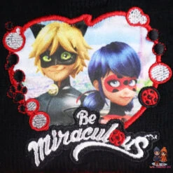 Miraculous Ladybug Cat Noir Kinder Herbst Wintermütze Bommelmütze 9 Miraculous Ladybug Cat Noir Kinder Herbst Wintermütze Bommelmütze -Bekleidung Peripherie HS4282 BK 01