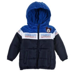 Disney Baby Mickey Mouse Kinder Winterjacke Jungen Jacke Mit Kapuze -Bekleidung Peripherie HU0043 LNA