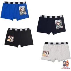 Anime Demon Slayer Jungen 2-er Pack Boxershorts Unterhose