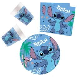 Disney Stitch Kinder Geburtstag Deko Set 36tlg.Geschirr Partyset
