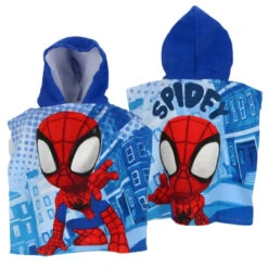 Marvel Spiderman Spidey Kinder Poncho Badeponcho 50x100 Cm