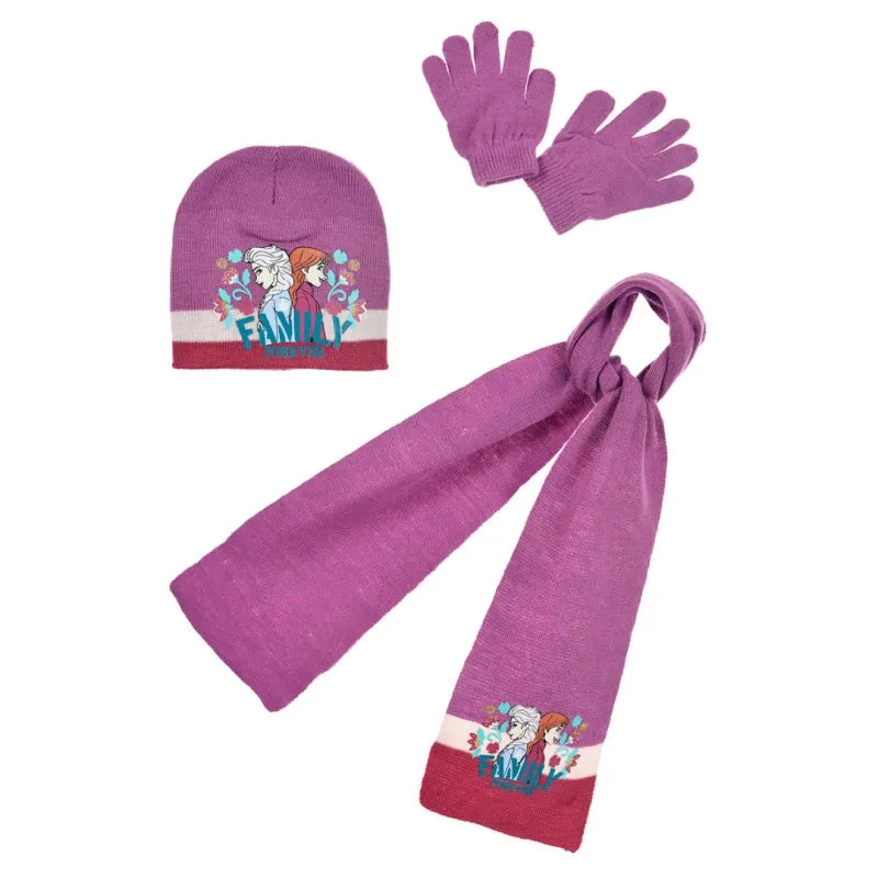 Disney Die Eiskönigin Kinder 3tlg.Set Wintermütze Schal Handschuhe 6 Disney Die Eiskönigin Kinder 3tlg.Set Wintermütze Schal Handschuhe – Bild 4