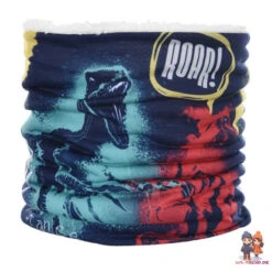 Jurassic World Dinosaurier Dino Kinder Herbst Wintermütze Mit Loop Snood -Bekleidung Peripherie VH4111 LNA B 01