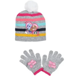 Paw Patrol Skye Everest Kinder Wintermütze Plus Handschuhe -Bekleidung Peripherie VH4117 LGY